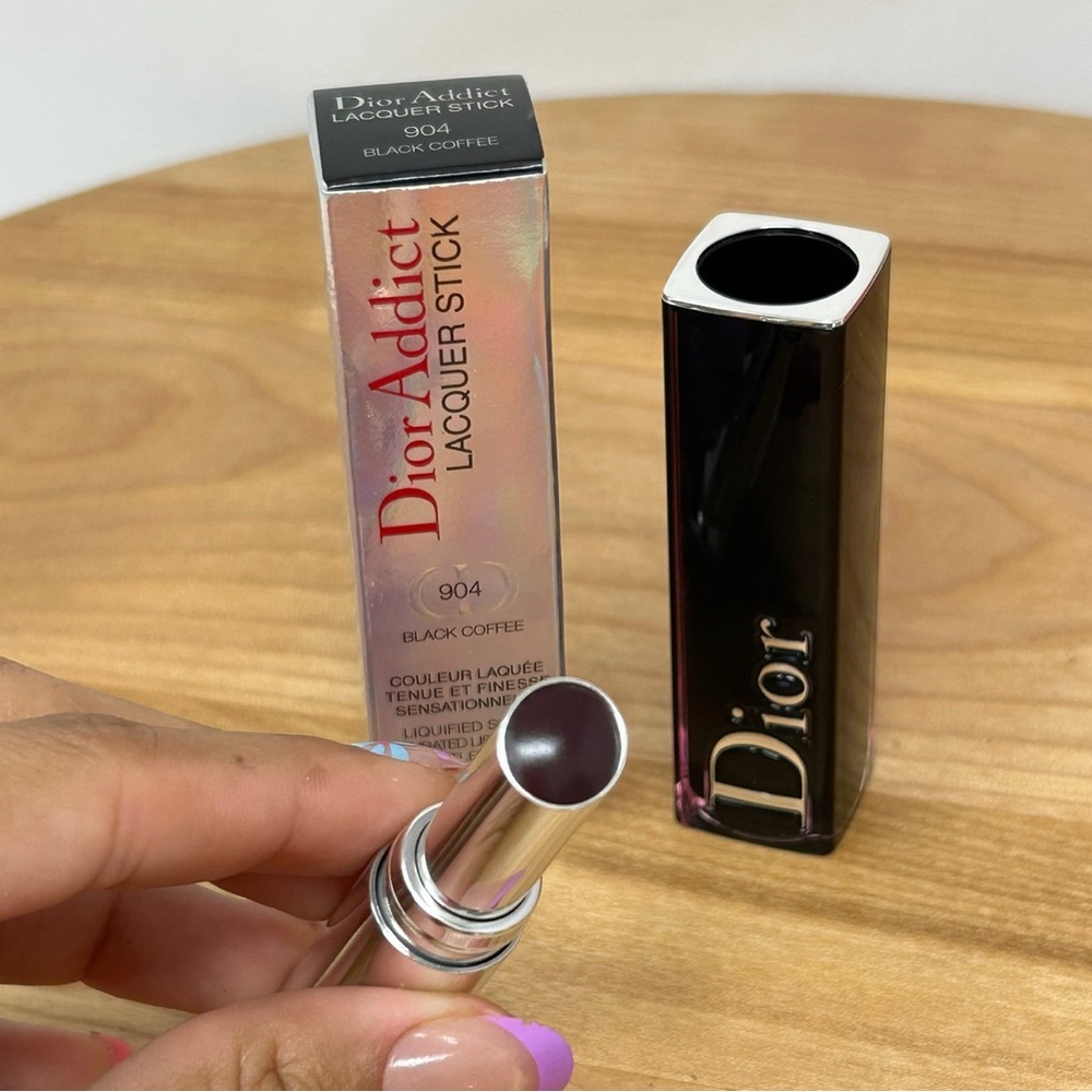 Dior Addict Lacquer Stick 904 Black Coffee Lipstick NEW 0.11 Fl oz / 3,2…